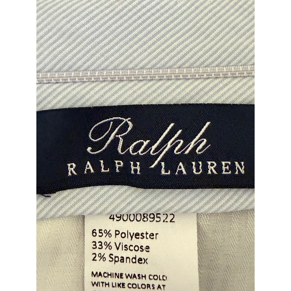 Ralph Lauren Mens Size 38/30 Brown Houndstooth Pleated Cuffed Dress Pants Slacks - Picture 16 of 16